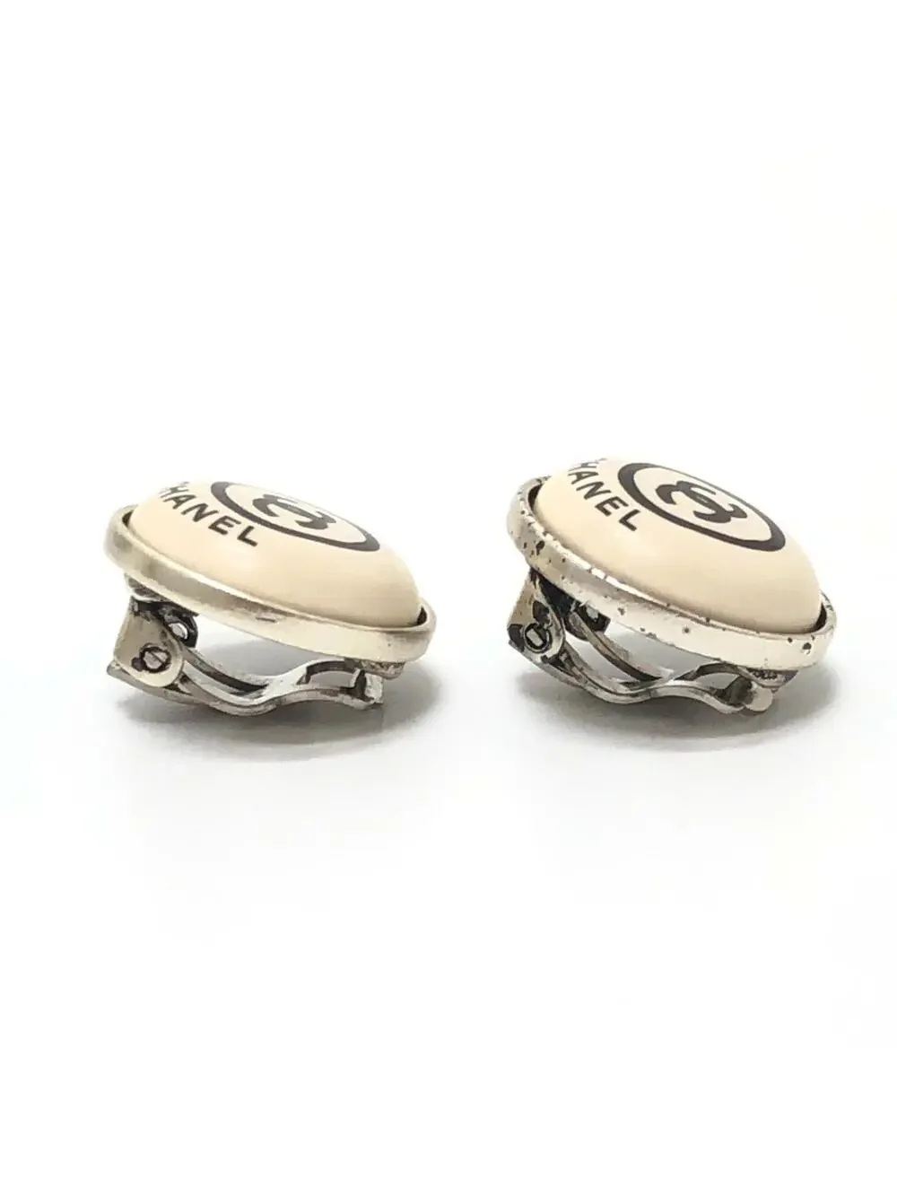 Chanel Cc Logo Clip-On Circle Earrings #299478C49B